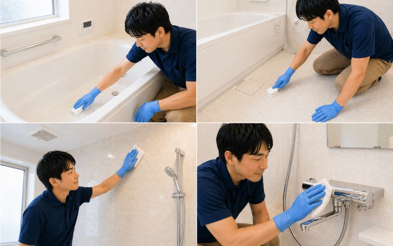 浴室清掃のイメージ