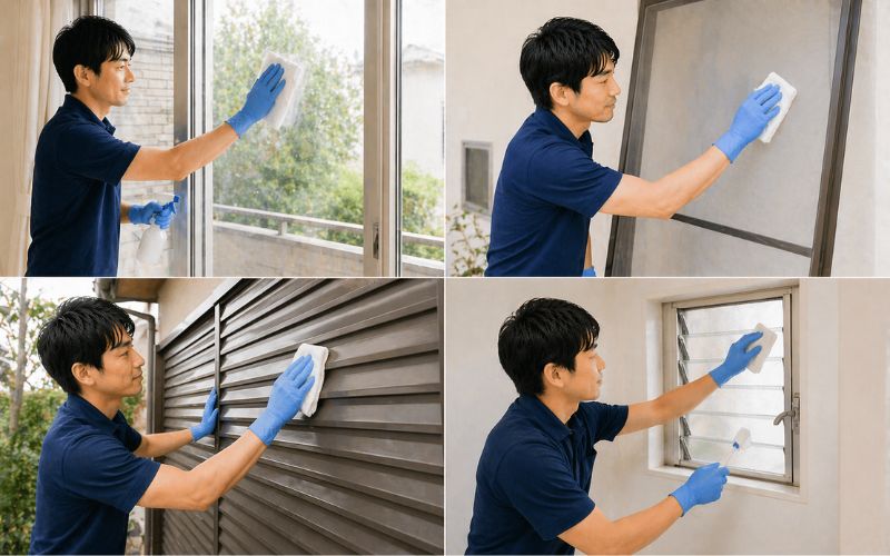 窓ガラス清掃のイメージ